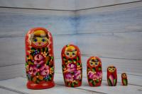 Матрешка 5-местная маленькая