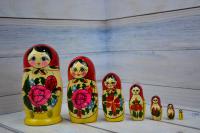 Матрешка "Семеновская" 7-местная