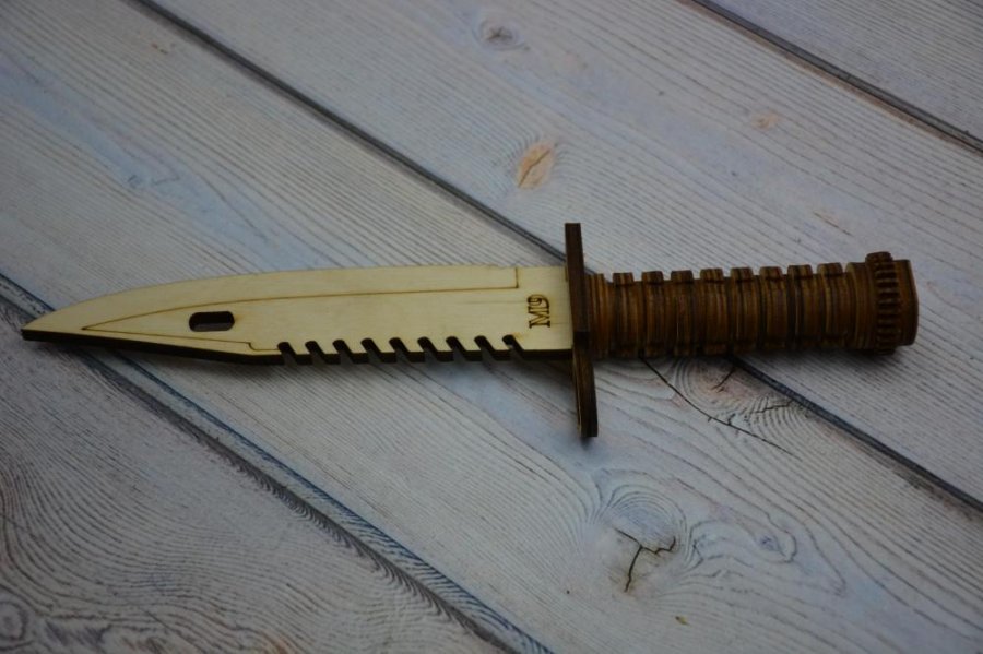 Нож М-9 белый